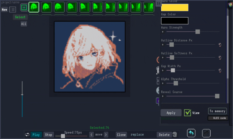 Tutorial for looping shaders with graph controls